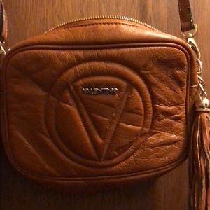 Valentino Mia Leather Tassel Crossbody Bag